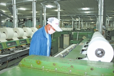 项城市纺织行业效益凸显